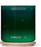 Skandinavisk NORDLYS 'Northern Lights' Scented Candle. 2 Wicks. Fragrance Notes: Arctic Intensity and Celestial Colour, a Symphony for Senses. 14.1 oz.