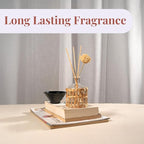 Folkulture Reed Diffusers for Home, 5 oz | Linen Scent Diffuser Oil with Sticks for Bathroom Decor Accessories, Living Room, Office, Desk| Natural Essential Oils | Housewarming Gifts | Sunkissed