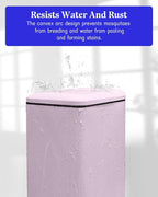 8 Gallon Step On Trash Can with Soft-Close Lid, Stainless Steel Garbage Can Fingerprint Resistant with Removal Inner Bucket, Modern Pink Trash Can for Home, Kitchen, Laundry Room, Office, Bathroom