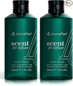 Aromaplan Scents, Clean Smelling Essential Oils, Clean House (5 Fl Oz /148ml) 2 Pack-Fresh Scent Essential Oil for Diffuser, USA Fragrance, Bigger Bottle, Bolder Aroma & Longer Lasting
