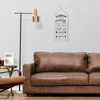 Rustic Western Bathroom Decor - Funny Wall Signs, Farmhouse Country Rules Wall Decor B1