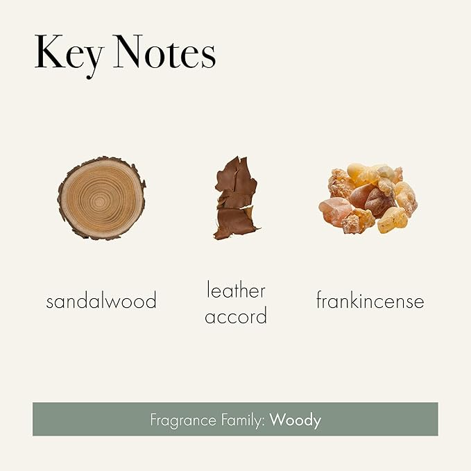 LAFCO New York Reed Diffuser Refill, Feu de Bois - 8.4 oz - Up to 4-Month Fragrance Life - Includes Natural Wood Reeds - Free of Dyes & Propellants - Made in the USA