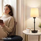 Rechargeable Cordless Table Lamp, Black Battery Operated Desk Lamps with Detachable LED Bulbs, 13 Colors Dimmable Bedside Lights for Bedroom, Bar, Night Light, Camping