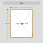 SIGNWIN Framed Vintage Wildflower Wall Art, Set of 4 Plant Drawing Wall Decor Prints, Nature Wilderness Wall Décor for Living Room, Bedroom - 11"x14" Natural