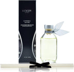 LOVSPA Reed Diffuser Set, Euphoria Luxe Linen Scented Oil Diffuser with Sticks, Home Fragrance Accessories for Bathroom Shelf Decor, Aroma Diffusers for Home or Office Fall Decor, USA Made