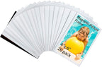 HIIMIEI 4x6 Magnetic Frame Refrigerator 20 Pack, Refrigerator Picture Frames, Magnetic Frame White