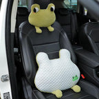 Frog-Shaped Car Seat Lumbar Pillow Back Support Pillow Car Pillow