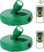 Battery Operated Spotlight, Cordless Plant Tree Spot Lights Indoor, LED Dimmable Accent Up Light, Stick on Display Lighting for Picture Dartboard Painting Artwork Sculpture