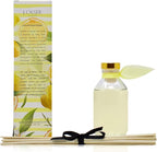 LOVSPA Reed Diffuser Set, Sunshine & Lemons Scented Oil Diffuser with Sticks, Home Fragrance Accessories for Bathroom Shelf Decor, Aroma Diffusers for Home or Office Desk, USA Made