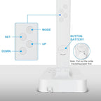 Smart Desk Lamp with Dual USB Charging (Type-C/USB-A) & 2 AC Outlets, Digital Clock, Temperature Display, 5 Color Modes, 5 Brightness, Adjustable - for Office, Bedroom, Dorm Room, Study