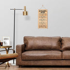 Hanging Kitchen Rules Wooden Sign, Rustic Kitchen Decor, Printed Wall Art, Funny Farmhouse Wall Decor