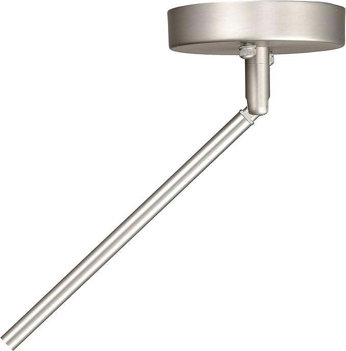 Linea di Liara Macchione Brushed Steel Pendant Light Fixtures Modern Pendant Lighting for Kitchen Island, Dining Room and Over Sink Lighting Hanging Fixture Industrial Mini Pendant Light, UL Listed