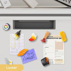 9Pcs Cute Simulation Sushi Fridge Magnets,Locker Decor,Japanese Food Fun Decorative Magnets for Refrigerator, Whiteboard,Kitchen