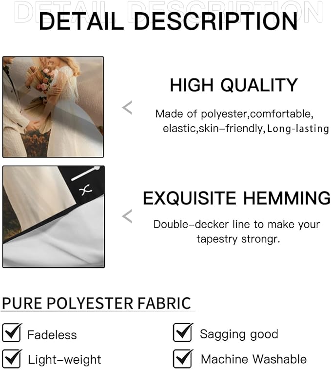 Custom Tapestry For Wall Bedroom Custom Backdrop Personalized Image Text Photo Customized Funny Tapestry Banners And Signs Song Vertical Tapestrys