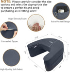 Reading Pillow for Gaming Large, Wide Lap Desk Pillow for Adult Reading, Arm Rest Memory Foam Cushion Pillow for Working, Playing, Steam Deck Switch or Sitting in Bed Floor Couch Sofa (Grey)