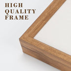 IARTTOP Large Boho Wall Art Set Of 3 Framed Mid Century Modern Wall Decor Abstract Geometric Wood Wall Art For Bedroom Living Room Office 16"x 32"