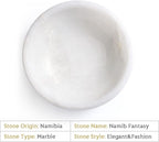 Koville African Natural Marble Incense Holder, Incense Holders for Sticks, Sturdy Incense Burner Ideal for Meditation and Relaxing, Easy to Clean(Namib Fantasy)