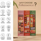 Folkulture Incense Stick | Set of 6 (120) Fall Incense Sticks with 45 Mins Burn Time | Organic Fall Scents for Home | Pumpkin Spice Insence-Sticks for Fall Essentials, Non Toxic Vanilla Iscents