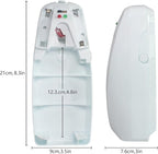 Automatic Air Freshener Spray Dispenser (2-Pack) ，Free Standing or Wall Mounted Automatic Aerosol Spray Dispenser Adjustable Aromatherapy Machines for Bedrooms, Bathrooms,Offices, Hotels (White)