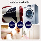 UKELER US Flag Patriotic Sherpa Throw Blanket 50''×60'', American National Flag Fleece Blanket for Bed/Couch/Sofa/Office/Camping, USA Military Veteran July 4th Gift