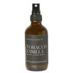 River Birch Luxury Linen and Room Spray - Tobacco Vanilla Home Signature Scent - Room Fragrance Spray - Fragrant Fresh Linen Air Freshener For Bedding - Handmade in Texas - 4 oz Glass Amber Bottle