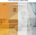 NXONE Led Floor Lamp,Modern Reading Adjustable Standing Height 4 Colors and Stepless Brightness Work Lamp for Living Room Bedroom Reading, White