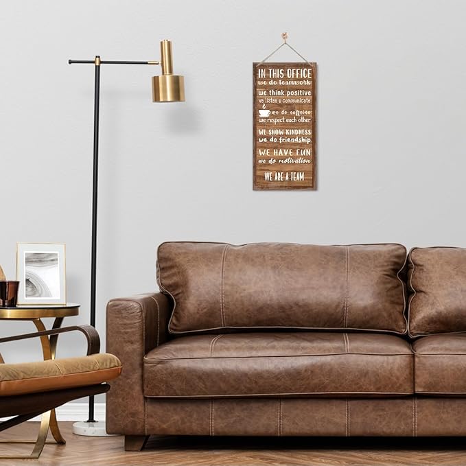 We Are A Team Motivational Signs - Hanging Wooden Team Gift, Quotes Wall Art For Leader I1