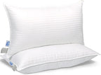 East Coast Bedding Cozy Dream Goose Feather and Down Pillows - RDS Certified, 100% Cotton Cover, Hotel Collection, Bed Sleeping, Medium Support