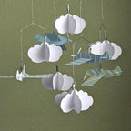 Wind Chime Style Photo Clip Display, Metal Vertical Photo Hanging Display Clips Fan for Hanging Pictures Notes Memo Artworks Collage Dorm Kids Bedroom Decor (Silver, 10 Clips)