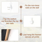 Aurlan Christian Jesus with Lost Sheep Wall Art(40"x20"), Boho Religious Lamb The Good Shepherd Psalm 23 Canvas Artwork, Large Abstcat Watercolor Vintage Nature Landscape Bible Story Decor for Home Dining Room Christ Gift