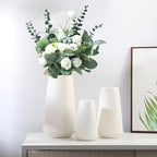 240 Pcs 6 Kinds Mixed Eucalyptus Leaves Stems Bulk Artificial Silver Dollar Eucalyptus Leaves Picks Dried Eucalyptus Bundle Faux Spray for Wedding Vase Bouquet Floral Arrangement Decor (240)