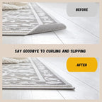 16-Pack Gripper for Rug for Hardwood Floors and Tiles: Double-Sided Reusable Rug Carpet Tape. Anti-Slip Tape Grips Area Rugs, Non-Slip Rug Pads Prevent Sliding, Curling, and Bunching