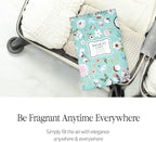 Sachet Clean Soap 2 Count 20g Each - Long Lasting Rich Fragrance - Room and Closet Deodorizer Freshener for Home - Closet Odor Eliminator - Silk Layon Overlaid Packing Technique