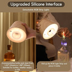 WILIT Wireless Bottle Lamp for Liquor Bottles, 3-Level Brightness LED Night Lights, Wine Lamp for Home Decor, Unique Table Lamp with RGB Lights, Rechargeable Bottle Lights for Bedroom, Black