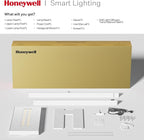 Honeywell LED Floor Lamp Modern - 02E Sunturalux Eye Caring Standing Light, 6000LM 60W 4000K Natural Daylight Dimmable Reading Tall Lampara for Home Office Living Room Bedroom