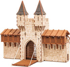 Barbican S Castle Gatehouse - 3D Wooden Puzzle - DIY 28mm Scale Model Building Kit for Adults - Educational Toy - Creative Gift - Tabletop Miniature Terrain Kit