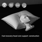 MAXICOZY Hungarian Goose Down Pillows Standard Size, Fluffy 3-Chamber Bed Pillows for Sleeping, Luxurious Soft Cloud Pillow for Back, Stomach or Side Sleepers(Standard, 1 Pack)