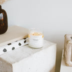 Calyan Wax Co. 2 Wick Candle, Seaside + Citrus Scented Candle, 37 Hour Burn Time, Aromatherapy Soy Candles, Non Toxic & Vegan Soy Wax, Glass Tumbler Scented Candles, 8.8oz