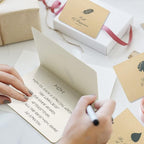 Vanthylit Money Tree Gift Holder Set of 2, 24 LED Warm White Lights Battery Powered Timer, with Clips and Greeting Cards, Gift Holder Decor for Photo Mother's Day Christmas Graduation Gifts