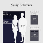 Amélie Home Faux Fur Throw Blanket for Couch, Cozy Fuzzy Fluffy Fur Luxurious Soft Striped Plush Gift Blankets for Family Sofa Chair Bed Living Room Bedroom, 55"x70", Navy Blue