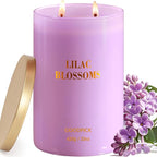 Goodpick Lilac Scented Candle, Mothers Day Soy Wax Candle, 22oz Long Burning 120H for Home Scented, Gifts for Women
