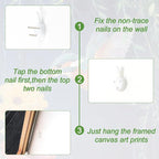 Aurlan Colorful Birds Flowers Framed Wall Art(16"x24"), 3PCS Large Classic Elegance Hummingbird Peacock Canvas Artwork, Vintage Abstract Watercolor Peony Floral Willow Decor for Home Office Bedroom