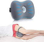 Knee Leg Pillow Shaping Pillow for Side Sleepers with Cooling Cover of Slow Rebound Memory Foam to Release Leg Pressure