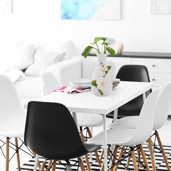 Artistic Ceramic Bud Vase with 3D Embossed Flower Pattern, for Dried/Fresh Flowers, Home Decor Vase Perfect for Modern Farmhouse Style Living Room Dining Table Centerpiece Shelf Accent