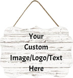 Personalized Custom Wooden Signs with Any Text Name for Home Door Man Cave Bar Family Farmhouse Decorative Home Kitchen Rustic Wall Decor