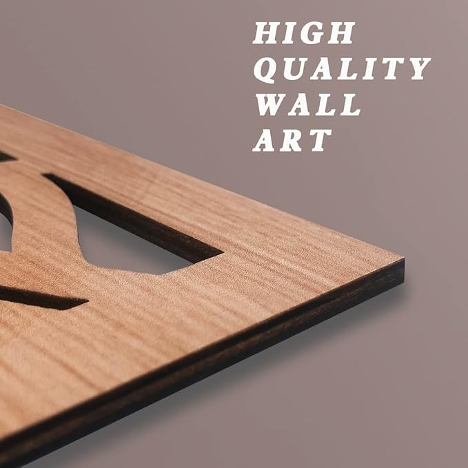 IARTTOP Leaf Wood Tropical Wall Art 15.9X32 Inch Carved Palm Leaves Wall Decor Coastal Monstera Plant Wall Sculptures for Living room Bedroom Set of 3