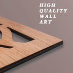 IARTTOP Leaf Wood Tropical Wall Art 15.9X32 Inch Carved Palm Leaves Wall Decor Coastal Monstera Plant Wall Sculptures for Living room Bedroom Set of 3