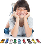 ArtCreativity 25 Pc-Diecast-Toy Car Set, Durable-Diecast-Mini Racers in Assorted Designs, Cool Birthday Party Favors for Kids, Goodie Bag Stuffers, Best Birthday Gift for Boys and Girls