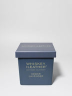 Whiskey & Leather Scented Candle - Cedar Lavender – Additional Scents and Sizes – 100% Cotton Lead-Free Wick - Luxury Air Freshening Jar Candles - Perfect Home Decor – 16oz