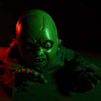 AW Halloween Animated Decoration Crawling Baby Zombie Scary Sound Sensor Activated Ghost Baby Doll Haunted House Flashing Eyes Party Outdoor Decor 2025